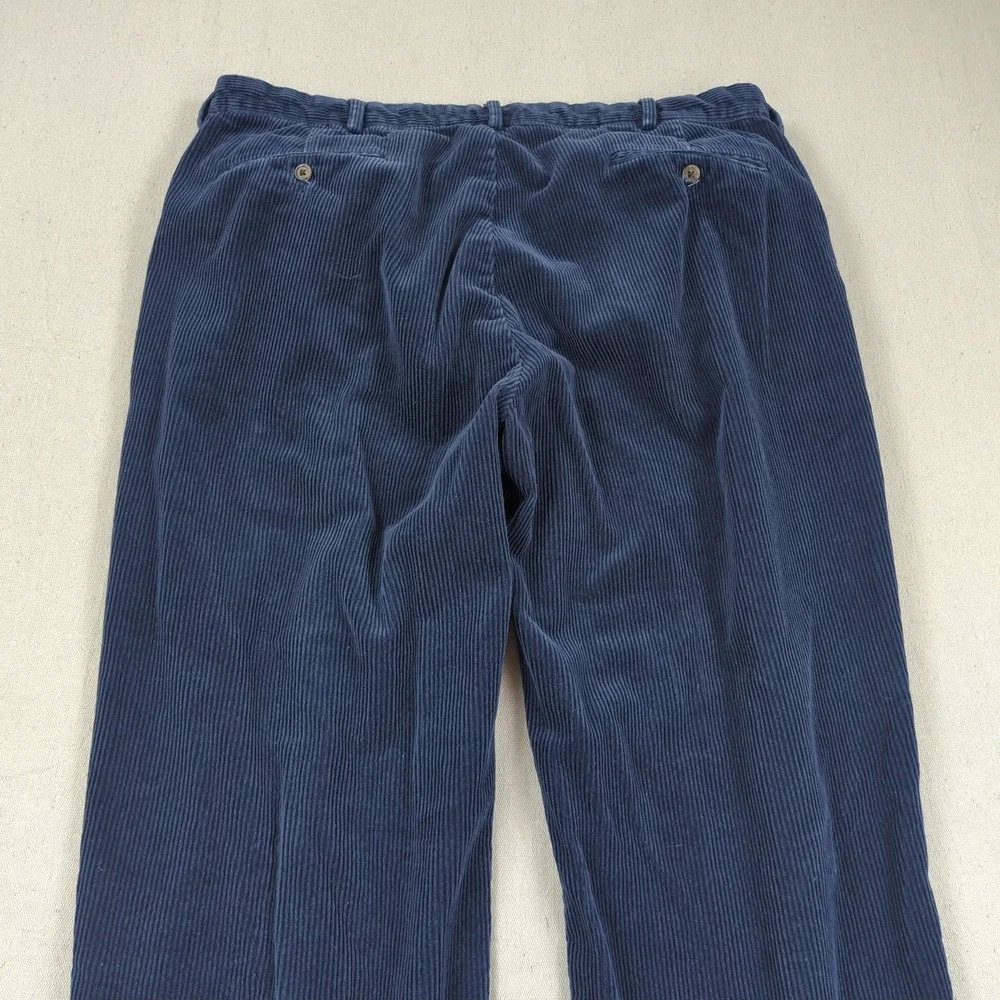 Vintage Polo Ralph Lauren Pants Mens 38x30 Blue Corduroy Distressed